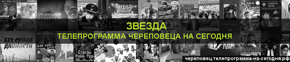 Телепрограмма на сегодня канала Звезда, Череповец